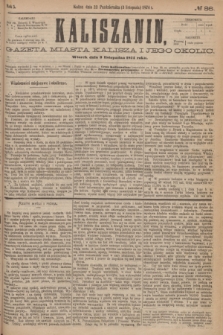 Kaliszanin : gazeta miasta Kalisza i jego okolic. R.5, № 86 (3 listopada 1874)