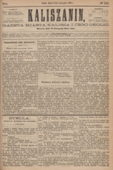 Kaliszanin : gazeta miasta Kalisza i jego okolic. R.5, № 92 (24 listopada 1874)