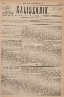 Kaliszanin : gazeta miasta Kalisza i jego okolic. R.6, № 3 (8 stycznia 1875)