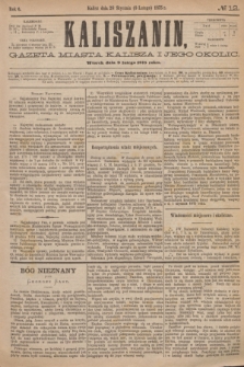 Kaliszanin : gazeta miasta Kalisza i jego okolic. R.6, № 12 (9 lutego 1875)