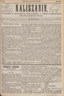 Kaliszanin : gazeta miasta Kalisza i jego okolic. R.6, № 82 (15 października 1875)