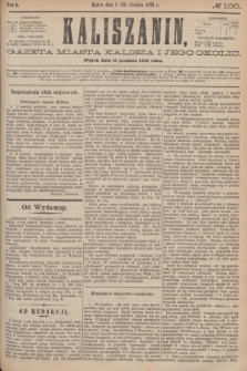 Kaliszanin : gazeta miasta Kalisza i jego okolic. R.6, № 100 (17 grudnia 1875)