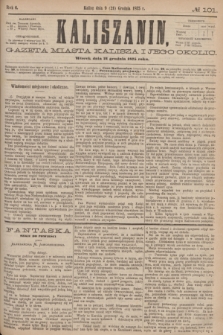 Kaliszanin : gazeta miasta Kalisza i jego okolic. R.6, № 101 (21 grudnia 1875)