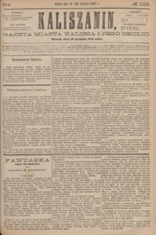 Kaliszanin : gazeta miasta Kalisza i jego okolic. R.6, № 103 (28 grudnia 1875)