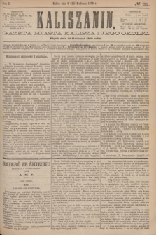 Kaliszanin : gazeta miasta Kalisza i jego okolic. R.7, № 31 (21 kwietnia 1876)