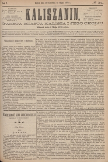 Kaliszanin : gazeta miasta Kalisza i jego okolic. R.7, № 34 (2 maja 1876)