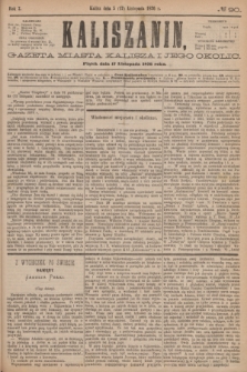 Kaliszanin : gazeta miasta Kalisza i jego okolic. R.7, № 90 (17 listopada 1876)