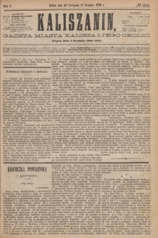 Kaliszanin : gazeta miasta Kalisza i jego okolic. R.7, № 96 (8 grudnia 1876)