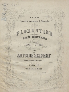 Florentine : polka tremblante pour piano : op. 15.