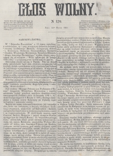 Głos Wolny. 1868, nr 170