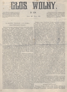 Głos Wolny. 1868, nr 176