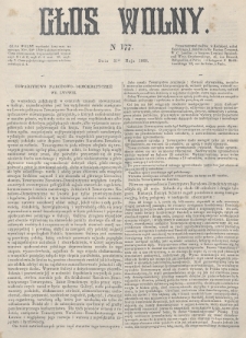 Głos Wolny. 1868, nr 177