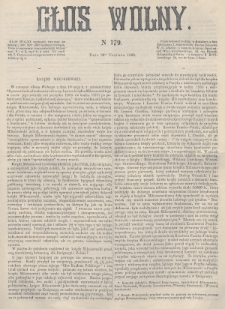 Głos Wolny. 1868, nr 179