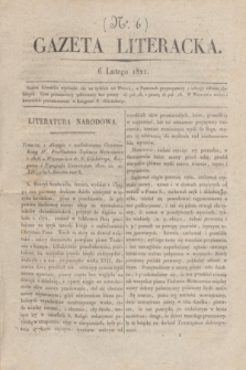 Gazeta Literacka. No 6 (6 lutego 1821)