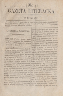 Gazeta Literacka. No 9 (27 lutego 1821)