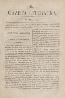 Gazeta Literacka. nr 11 (13 marca 1821)