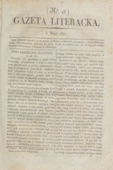 Gazeta Literacka. No 18 (1 maja 1821)
