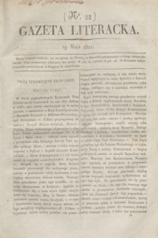 Gazeta Literacka. nr 22 (29 maja 1821)
