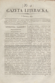 Gazeta Literacka. nr 23 (5 czerwca 1821)