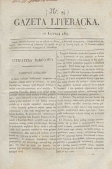 Gazeta Literacka. nr 24 (12 czerwca 1821)