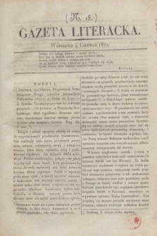 Gazeta Literacka. [T. I], nr 18 (4 czerwca 1822)