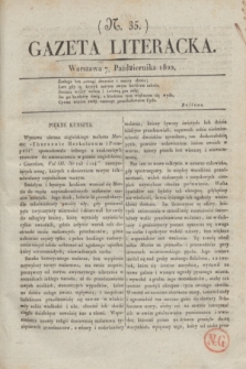 Gazeta Literacka. [T. II], nr 35 (7 października 1822)