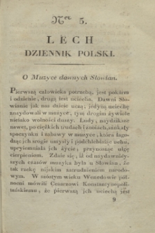 Lech : dziennik polski. T.1, Ner 5 (1823)