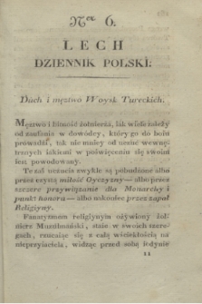 Lech : dziennik polski. T.1, Ner 6 (1823)