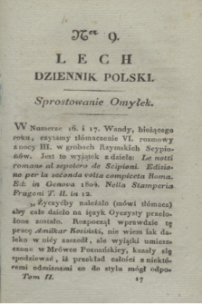 Lech : dziennik polski. T.2, Ner 9 (1823)