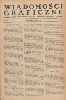 Wiadomości Graficzne : organ związku zawodowego drukarzy i pokrewnych zawodów w Polsce. R.21, nr 5 (1 marca 1929)