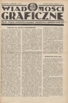 Wiadomości Graficzne : organ związku zawodowego drukarzy i pokrewnych zawodów w Polsce. R.21 [i.e.22], nr 8 (15 kwietnia 1930)