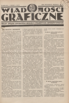 Wiadomości Graficzne : organ związku zawodowego drukarzy i pokrewnych zawodów w Polsce. R.21 [i.e.22], nr 11 (1 czerwca 1930)