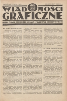 Wiadomości Graficzne : organ związku zawodowego drukarzy i pokrewnych zawodów w Polsce. R.23, nr 3 (25 stycznia 1931)