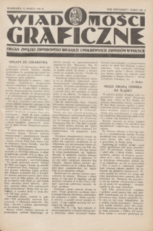 Wiadomości Graficzne : organ związku zawodowego drukarzy i pokrewnych zawodów w Polsce. R.23, nr 8 (15 marca 1931)