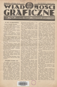 Wiadomości Graficzne : organ związku zawodowego drukarzy i pokrewnych zawodów w Polsce. R.24, nr 1 (5 stycznia 1932)