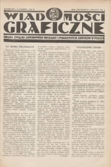 Wiadomości Graficzne : organ związku zawodowego drukarzy i pokrewnych zawodów w Polsce. R.24, nr 6 (20 marzec 1932)