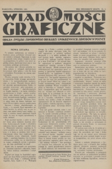 Wiadomości Graficzne : organ związku zawodowego drukarzy i pokrewnych zawodów w Polsce. R.26, nr 5 (kwiecień 1933)