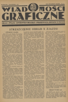 Wiadomości Graficzne : organ związku zawodowego drukarzy i pokrewnych zawodów w Polsce. R.26, nr 11 (październik 1933)
