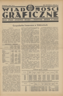 Wiadomości Graficzne : organ związku zawodowego drukarzy i pokrewnych zawodów w Polsce. R.32, nr 7 (lipiec 1938)