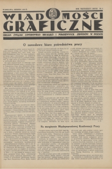 Wiadomości Graficzne : organ związku zawodowego drukarzy i pokrewnych zawodów w Polsce. R.32, nr 8 (sierpień 1938)