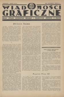 Wiadomości Graficzne : organ związku zawodowego drukarzy i pokrewnych zawodów w Polsce. R.33, nr 3 (marzec 1939)