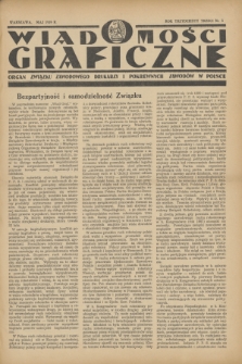 Wiadomości Graficzne : organ związku zawodowego drukarzy i pokrewnych zawodów w Polsce. R.33, nr 5 (maj 1939)