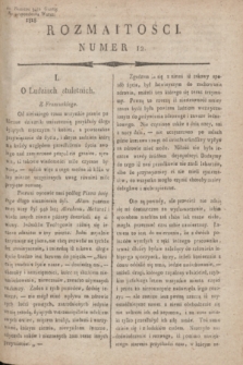 Rozmaitości : do numeru 34 Gazety Korrespondenta Warsz. 1818, nr 12