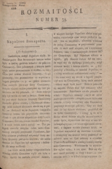 Rozmaitości : do numeru 80 Gazety Korrespondenta Warsz. 1818, nr 38