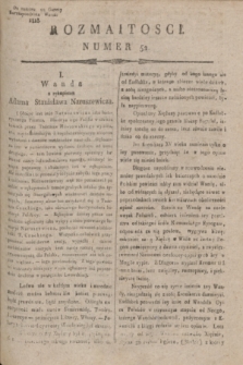 Rozmaitości : do numeru 99 Gazety Korrespondenta Warsz. 1818, nr 52