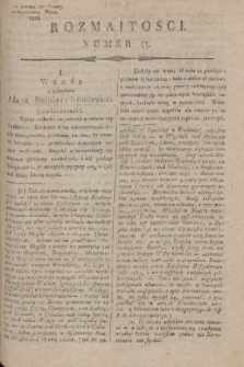 Rozmaitości : do numeru 101 Gazety Korrespondenta Warsz. 1818, nr 53