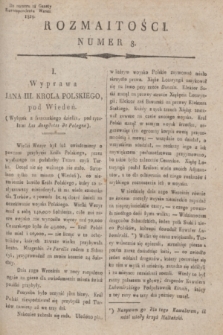 Rozmaitości : do numeru 18 Gazety Korrespondenta Warsz. 1819, nr 8