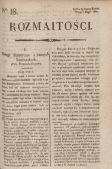 Rozmaitości : do nru 69 Gazety Korresp. Warsz. i Zagr. 1820, Ner 18