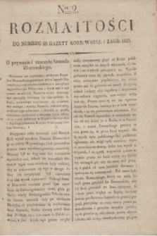 Rozmaitości : do numeru 60 Gazety Korr. Warsz. i Zagr. 1823, Ner 2