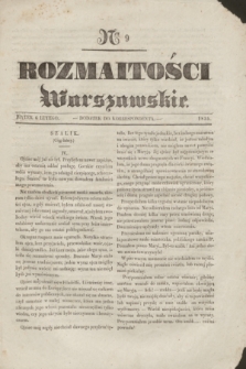 Rozmaitości Warszawskie : dodatek do Korrespondenta. 1835, Ner 9 (6 lutego)